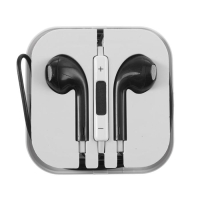 Наушники Luazon VBT 1.2, вкладыши, микрофон, чёрные