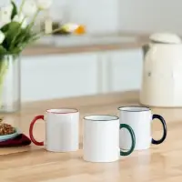 Кружка Rimo для сублимационной печати, темно-зеленая