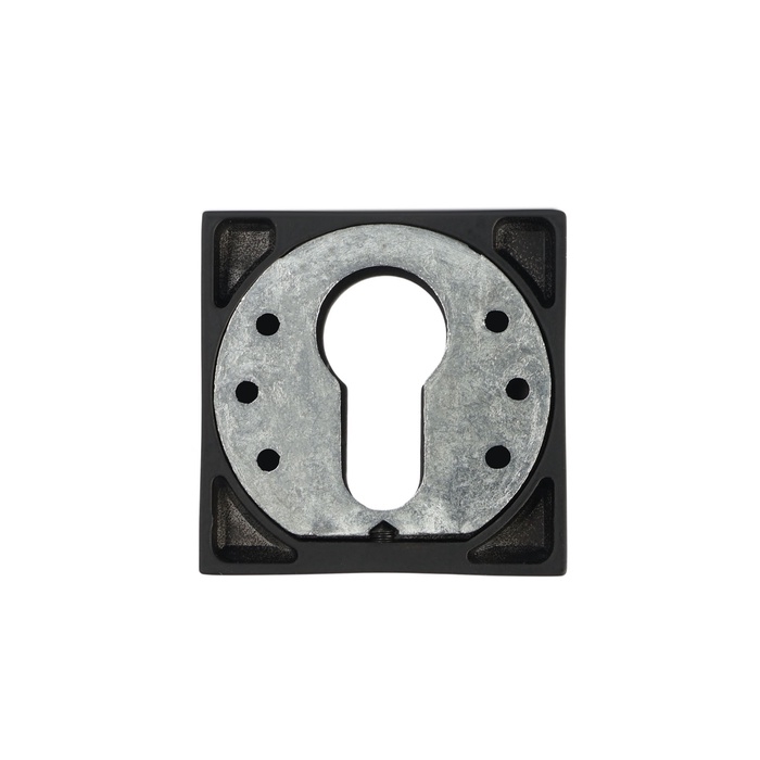 Накладка на цилиндровый механизм LOCKLAND, квадратная, с креплением, цвет черный Накладка на цилиндровый механизм LOCKLAND, квадратная, с креплением, цвет черный