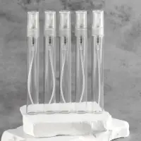 Флакон для парфюма, с распылителем, 10 мл, фасовка - 5 шт., прозрачный