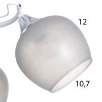 Люстра "Либи" 5х60Вт Е27 Белый 60х60х24см Люстра "Либи" 5х60Вт Е27 Белый 60х60х24см