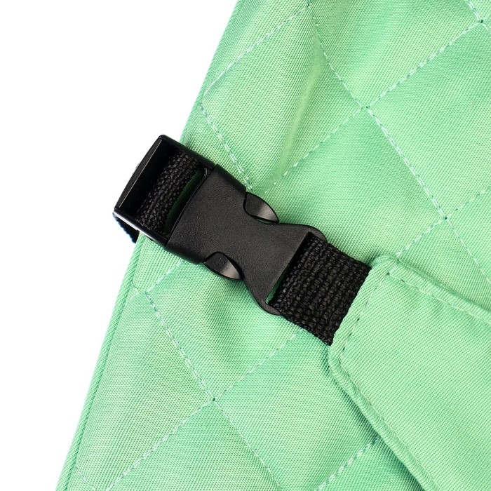 Шезлонг детский, кресло - качалка с игрушками для новорождённых &laquo;Крошка Я&raquo;, цвет зелёный