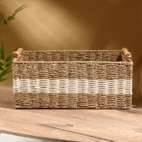 Корзина плетеная 46х31х20 см, сиграсс