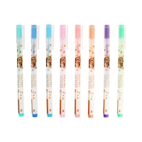 Набор гелевых ручек 8цв PASTELS.LOVE ME. Котики приносят счастье, 0.8мм