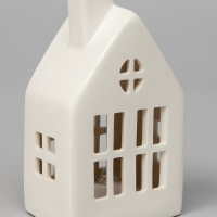 Светодиодная фигура "Дом с трубой" 12.6х5.5х7.5, 1 LED, LR44x3(в компл.), Т/БЕЛЫЙ