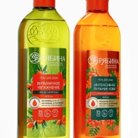 Гель для душа, витаминное увлажнение, аромат облепихи, 400 мл, Рябина