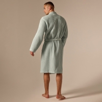 Халат вафельный мужской SL HOME: Boho "Аззура", размер XL, 100% хлопок, 280 г/м2 Халат вафельный мужской SL HOME: Boho "Аззура", размер XL, 100% хлопок, 280 г/м2