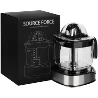 Электрическая соковыжималка для цитрусовых Source Force, серебристо-черная