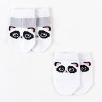 Набор носков Крошка Я «Панда», 2 пары, 6-8 Набор носков Крошка Я «Панда», 2 пары, 6-8