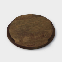 Блюдо для подачи Adelica, d=25&times;1,8 см, пропитано маслом, массив берёзы