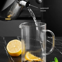 Чайник со свистком 2,5 л Mela-2,5L Серый нерж. стал