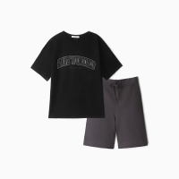 Пижама мужская KAFTAN Not found размер 54, серый/черный Пижама мужская KAFTAN Not found размер 54, серый/черный