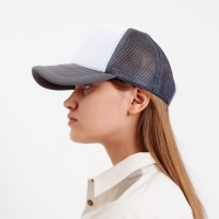 Бейсболка женская с сеткой MINAKU, цвет серый, размер 56-58