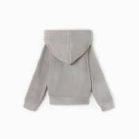 Толстовка флисовая детская MINAKU: Fleece Soft, цвет серый, рост 104 см