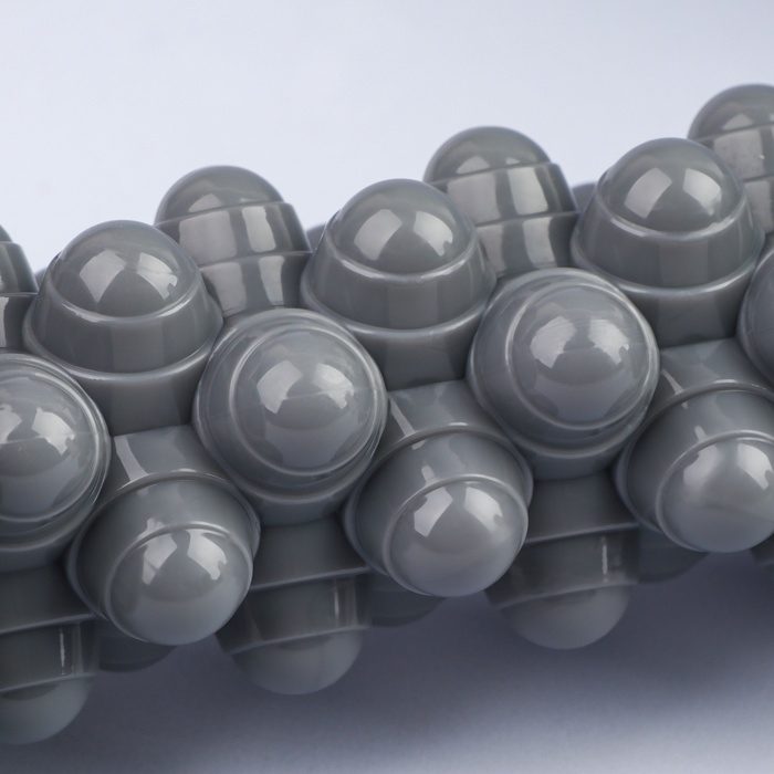 Массажёр для рук и ног, роликовый, 17,5 &times; 7 &times; 7 см, цвет серый