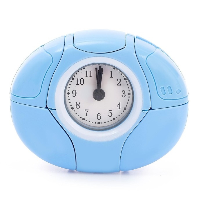 Робот &laquo;Будильник&raquo;, трансформируется, звуковые эффекты, цвет голубой
