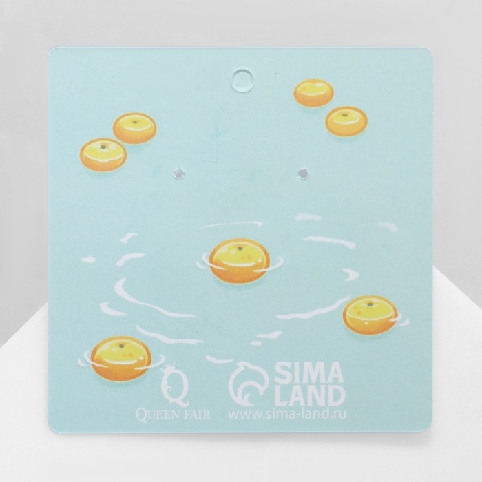 Серьги акриловые &laquo;Капибара&raquo;, цвет коричневый