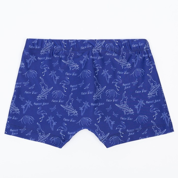 Плавки купальные для мальчика, цвет тёмно-синий, рост 110 см