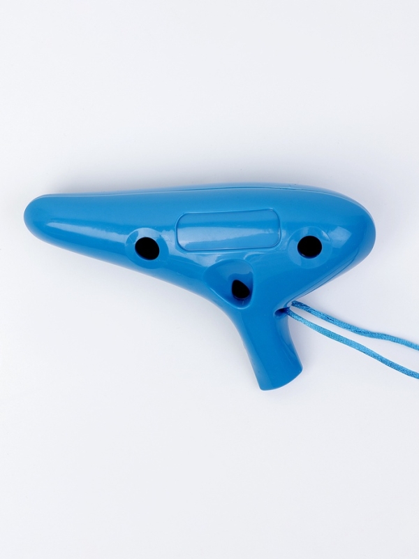 Окарина Music Life 12 отверстий, синяя, 14,8 х 9,2 х 4,6 см