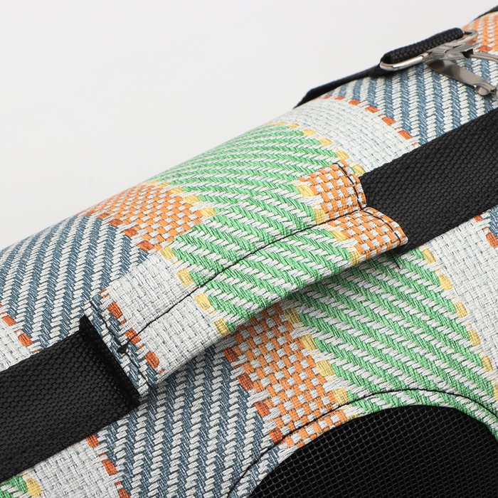 Сумка-переноска каркасная "Полосы", размер M,  43 х 21 х 26 см