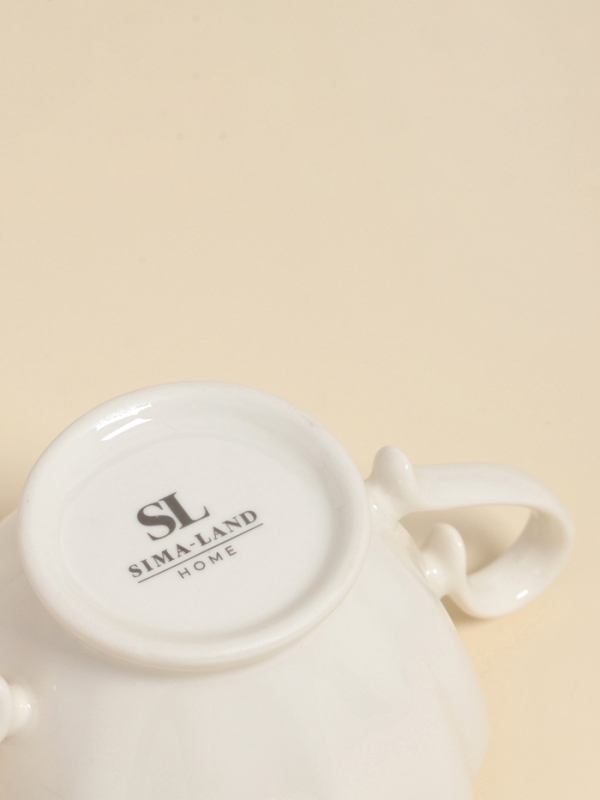 Сахарница SL Home &laquo;Аманде&raquo;, 17&times;11&times;12 см, фарфор, белая