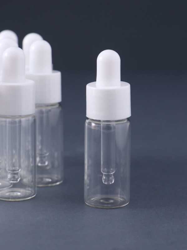 Флакон с пипеткой стекло, пластик набор 12 шт 7,5х2,2х2,2 см