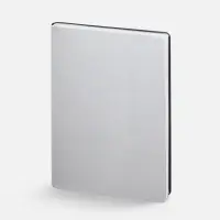 Ежедневник Nebraska Flex, недатированный, серебристый