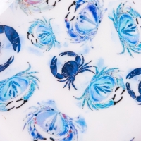 Блюдо "Крабы" дерево манго 25,5х25,5х6 см