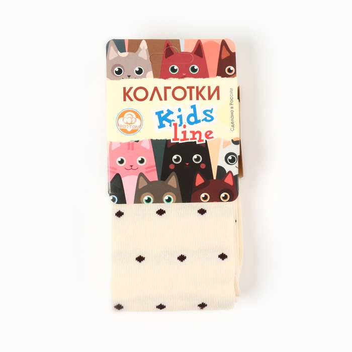 Колготки детские для девочки, цвет молочный, рост 104-110 см Колготки детские для девочки, цвет молочный, рост 104-110 см
