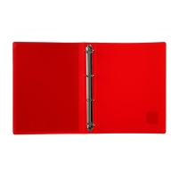 Папка на 4 кольцах А4, Calligrata "Панорама", 40 мм, 700 мкм, лицевой карман, красная, МИКС Папка на 4 кольцах А4, Calligrata "Панорама", 40 мм, 700 мкм, лицевой карман, красная, МИКС