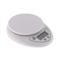 Весы кухонные Luazon LVK-501, электронные, до 5 кг, белые Весы кухонные Luazon LVK-501, электронные, до 5 кг, белые