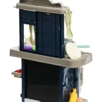 Игровой набор" Кухня" 22 предмета, вода из крана, 46 см