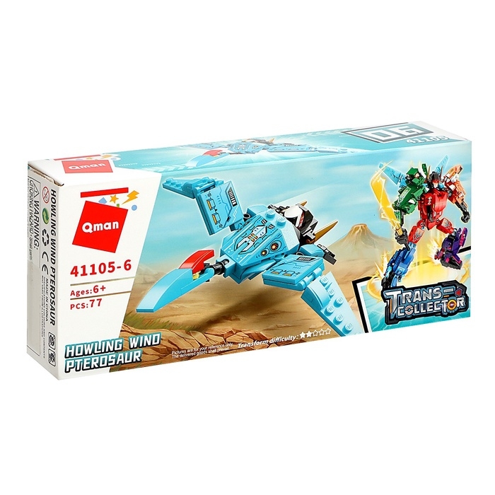 Конструктор Динобот Конструктор Динобот "Вождь Тиранозавр", 77 деталей