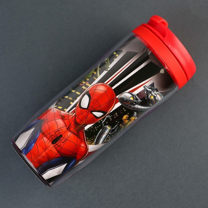 Термостакан &laquo;Человек-паук&raquo;, 350 мл