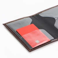 Обложка для паспорта, цвет коричневый