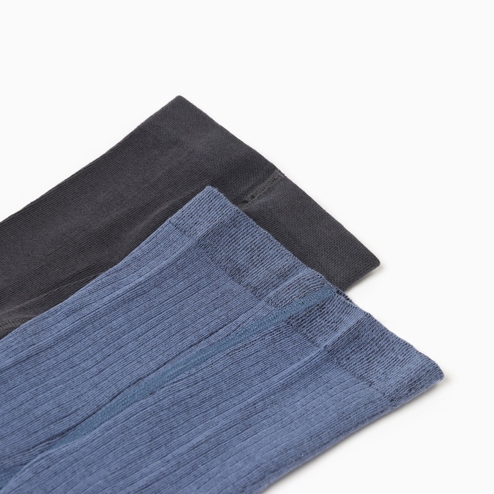 Набор колготок Крошка Я "Спецтехника", рост 98-104 см, графит/синий