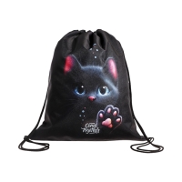 Мешок для обуви, 435&times;360 мм, Stavia (плотность 600D) &laquo;Котенок с лапкой&raquo;&lrm;