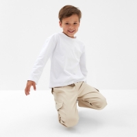 Лонгслив детский KAFTAN, р. 32 (110-116 см), белый Лонгслив детский KAFTAN, р. 32 (110-116 см), белый