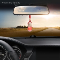 Ароматизатор на зеркало в бутылочке &laquo;Водитель танка&raquo; арбуз