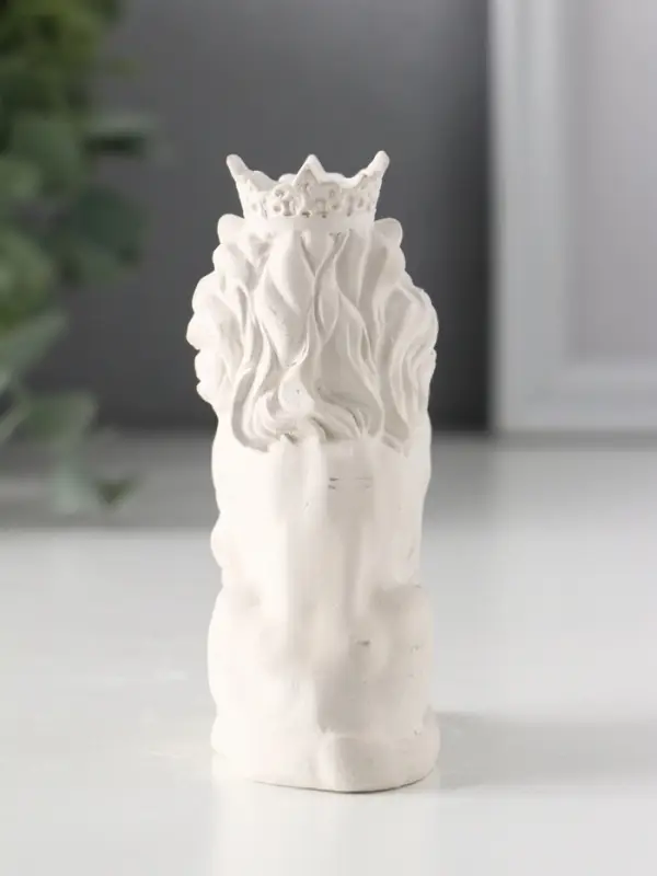 Фигура &laquo;Лев в короне&raquo;, 9&times;4&times;6.5 см, гипс