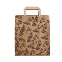 Пакет подарочный крафтовый &laquo;Эко&raquo;, 24 х 28 х 14 см