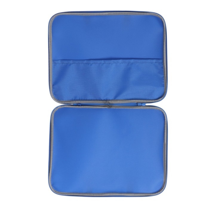 Папка с ручками текстильная А4, Calligrata Папка с ручками текстильная А4, Calligrata "Офис", для бумаг, для офиса, 360 х 270 х 20 мм, 1Ш421, синяя