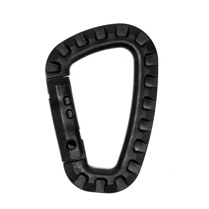 Карабин тактический D-образный ТУНДРА, 84&times;56&times;7 мм, черный