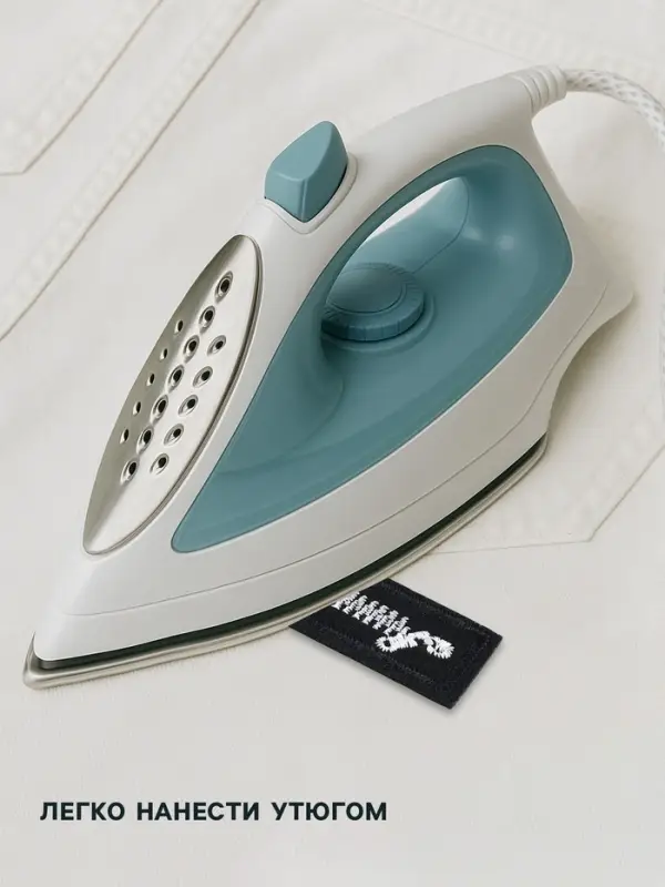 Термоаппликация &laquo;Молния&raquo;, 10&times;2.5 см, чёрная, белая