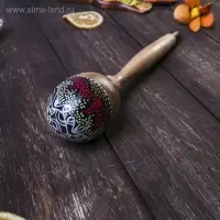 Сувенирный музыкальный инструмент "Маракас" 22,5х5х5 см МИКС цветов