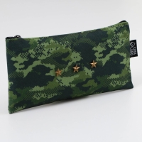 Пенал школьный текстильный &laquo;1 сентября: Камуфляж&raquo;, 21 х 10 см