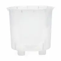 Кашпо со вставкой 2,3 л d15,7 см h15,2см "Desert" пластик прозрачный