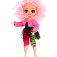 Кукла &laquo;Кудряшка Рина&raquo;, шарниры в руках, светло-розовый