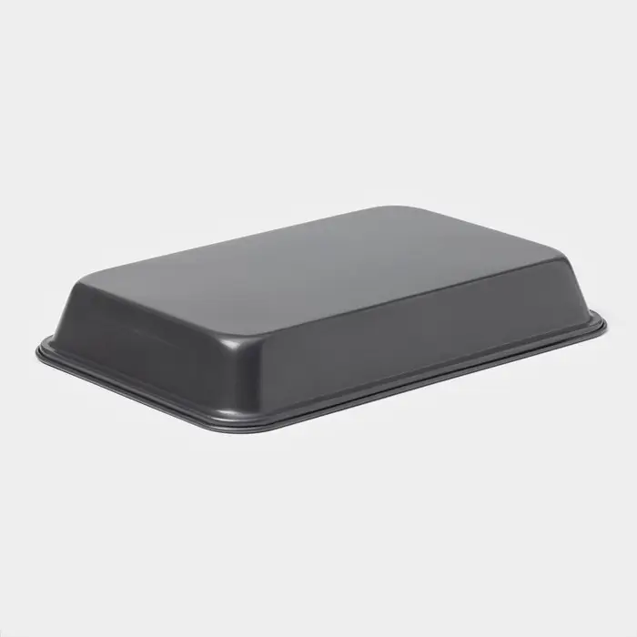 Противень Доляна &laquo;Прямоугольник. Жаклин&raquo;, 30&times;20&times;4,5 см, антипригарное покрытие, цвет чёрный