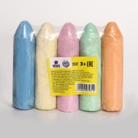 Мелки для рисования &laquo;Карандаши&raquo;, набор 5 шт, 5 цветов